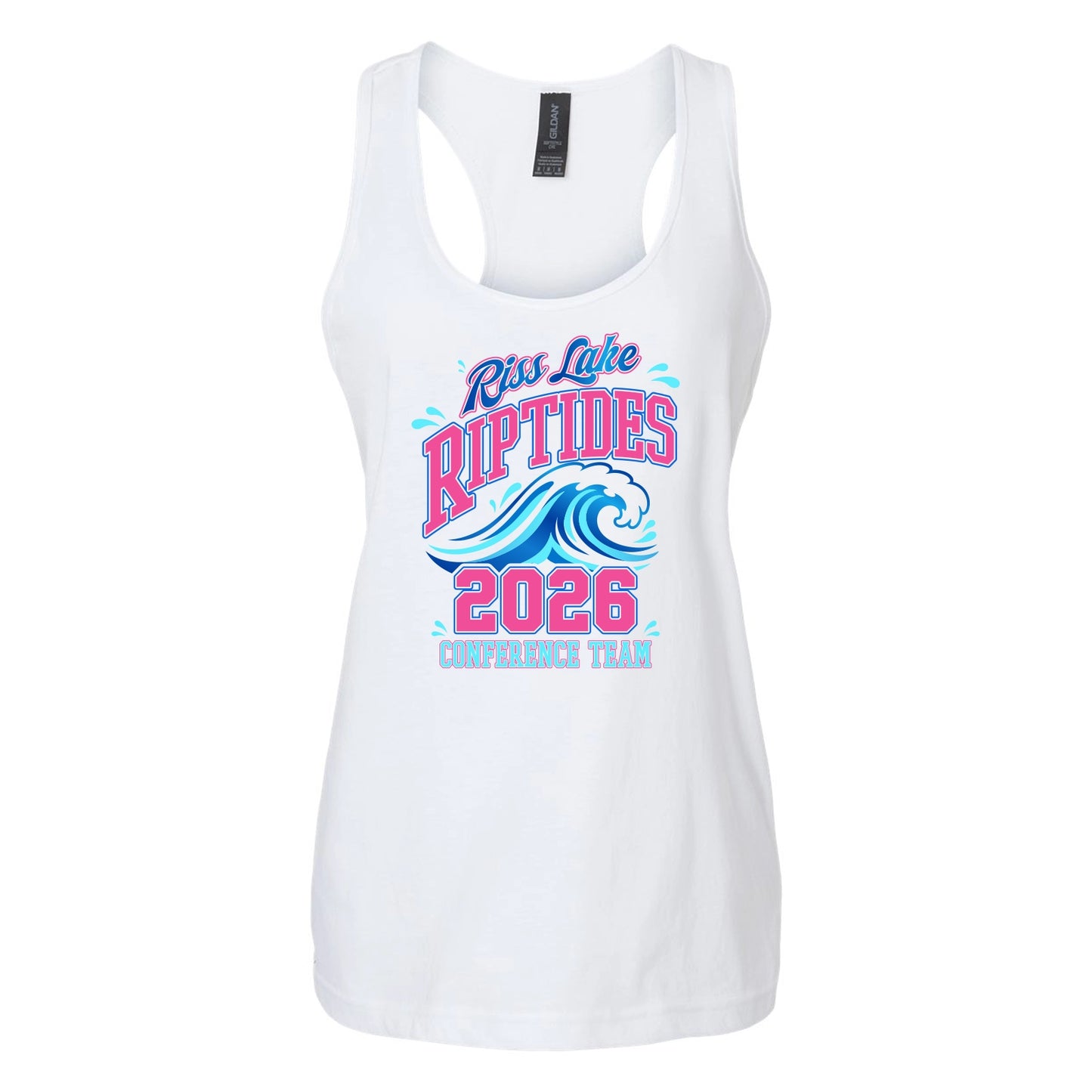Riptides Conference Team | 64220LCVC Gildan Women's Softstyle Racerback Tank | Adult Sizes