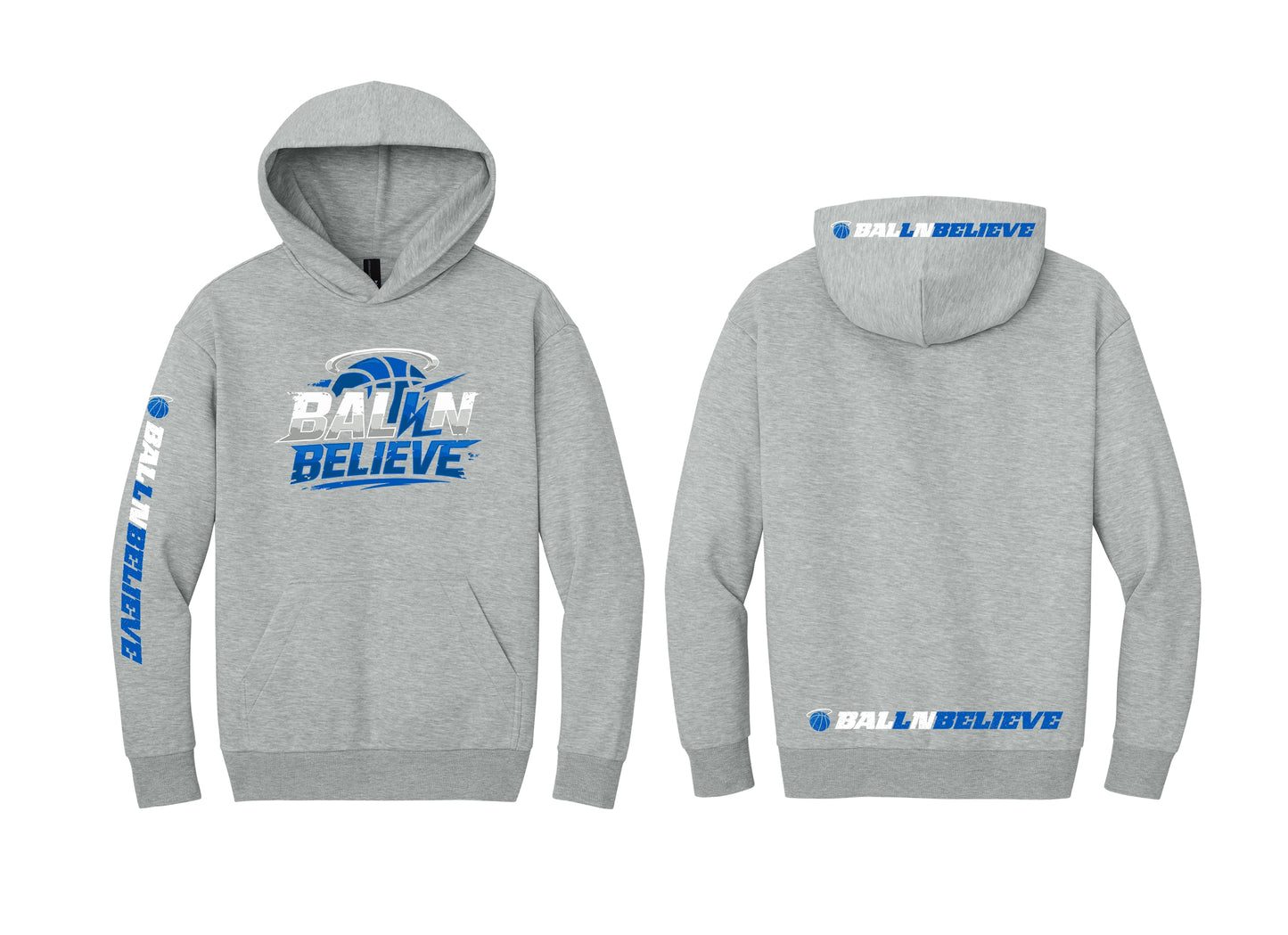 Ball N Believe - District Heavy Hoodie - Adult & Youth Sizes