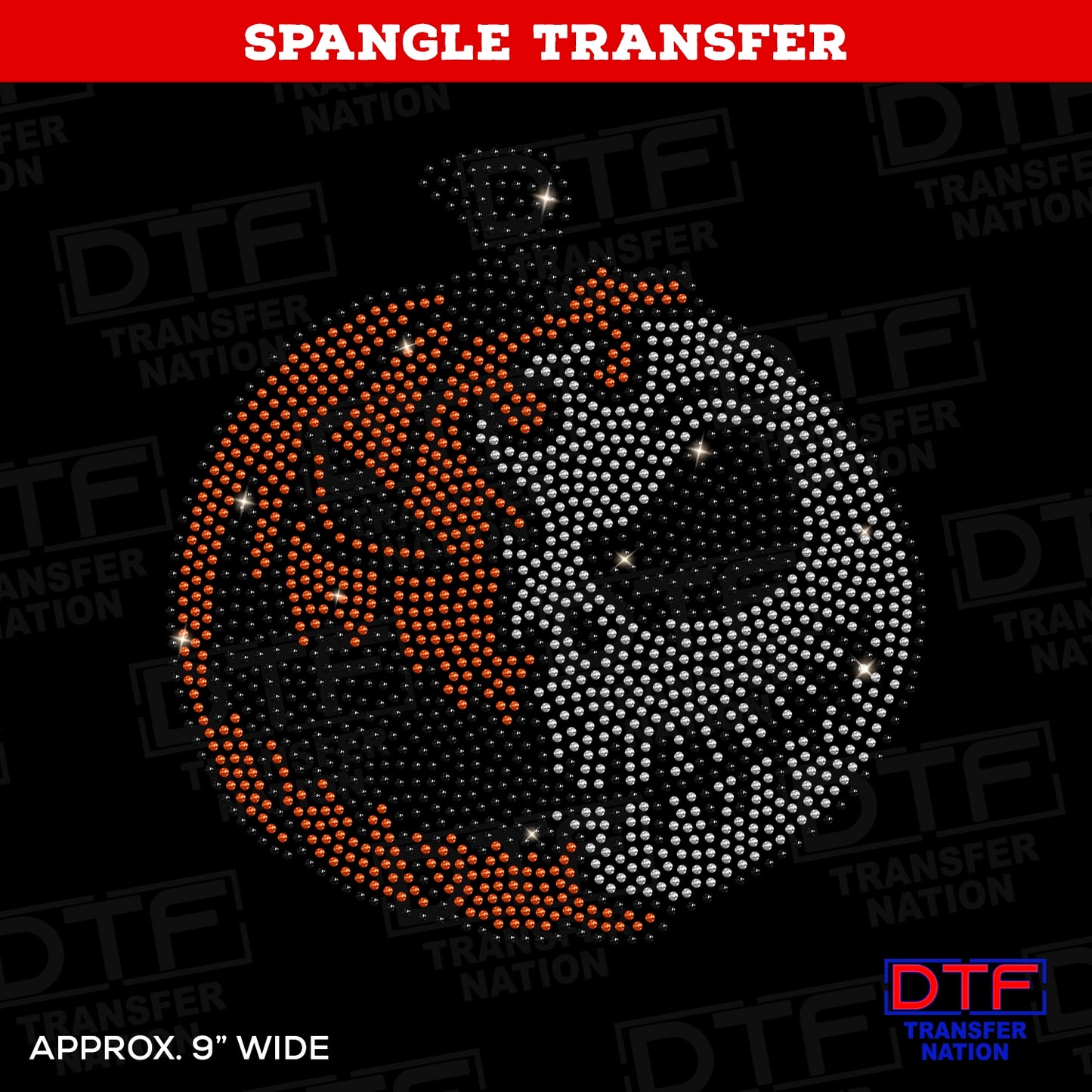 Pumpkin/Jack - Halloween - Spangle Transfer
