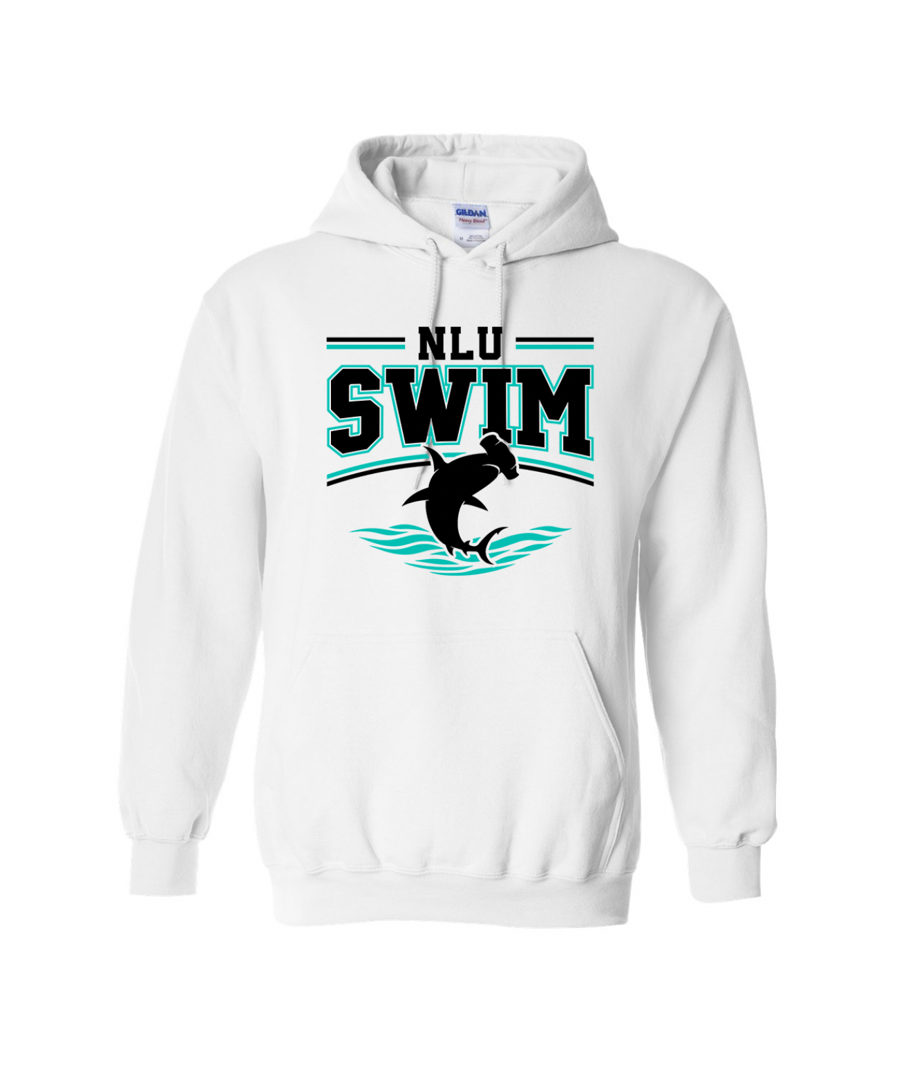 NLU Swim Team | Gildan 18500 Heavy Blend Hoodie