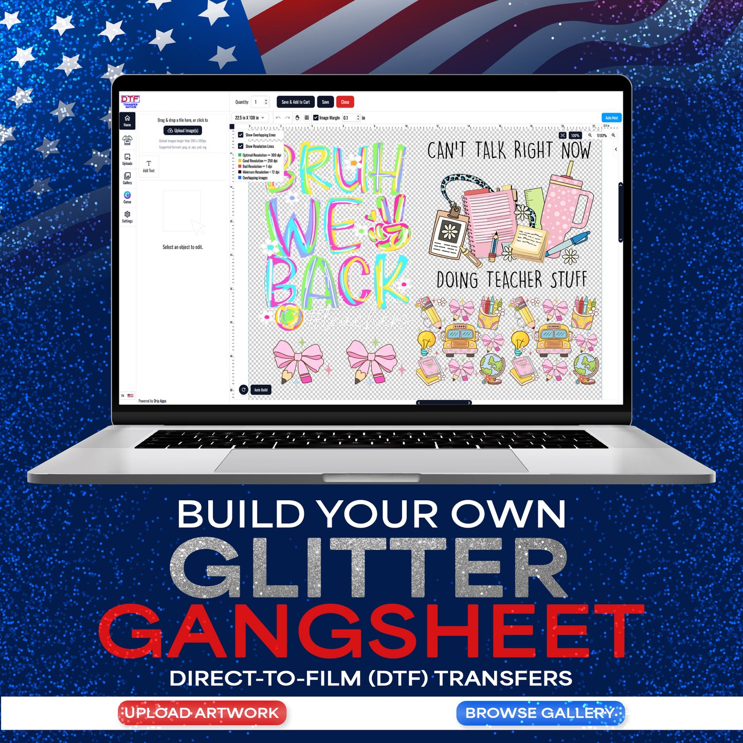 Build a Gang Sheet - GLITTER