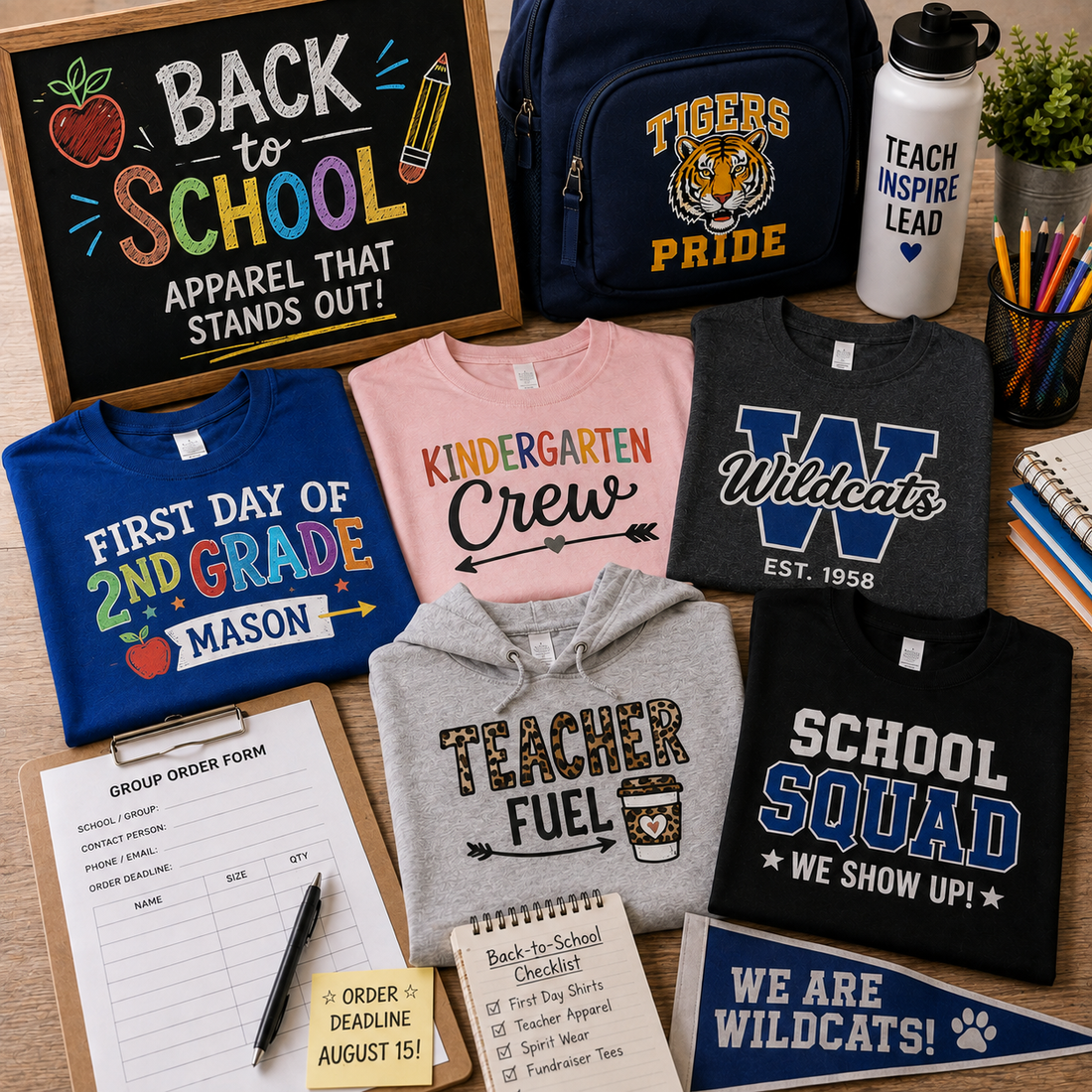 Back-to-School Custom Apparel Trends for DTF Printers