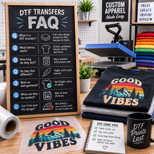 DTF Printing FAQs: Answers to the Most Common Customer Questions