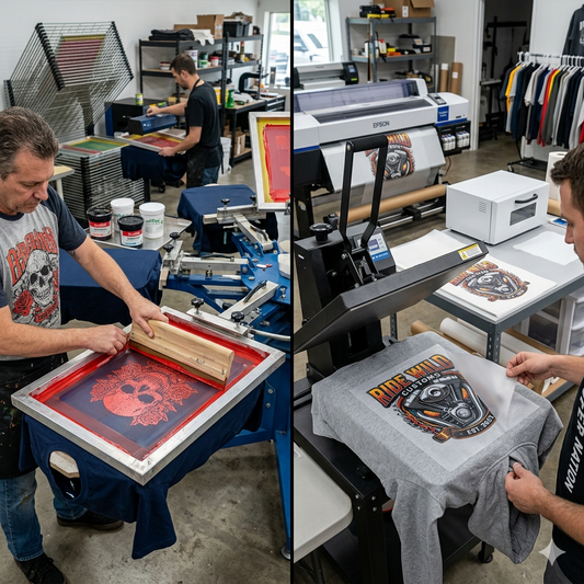 DTF vs. Screen Printing: Which Is Better for Your Custom Apparel Business?