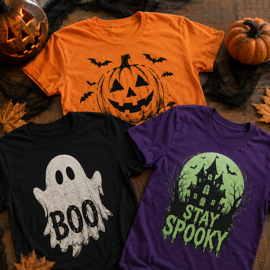Halloween Design Ideas Using DTF Transfers