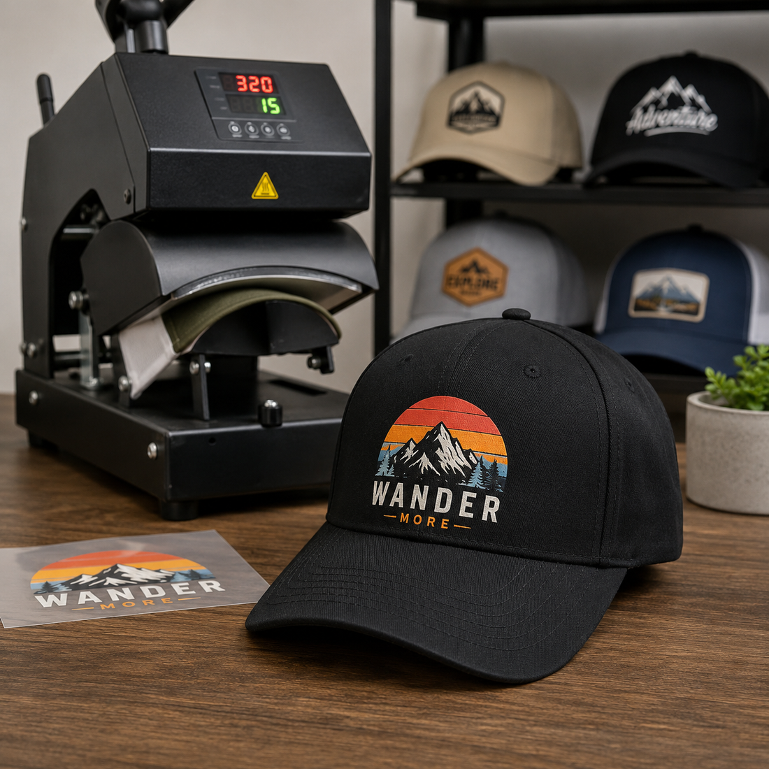 How to Apply DTF Transfers to Hats and Caps