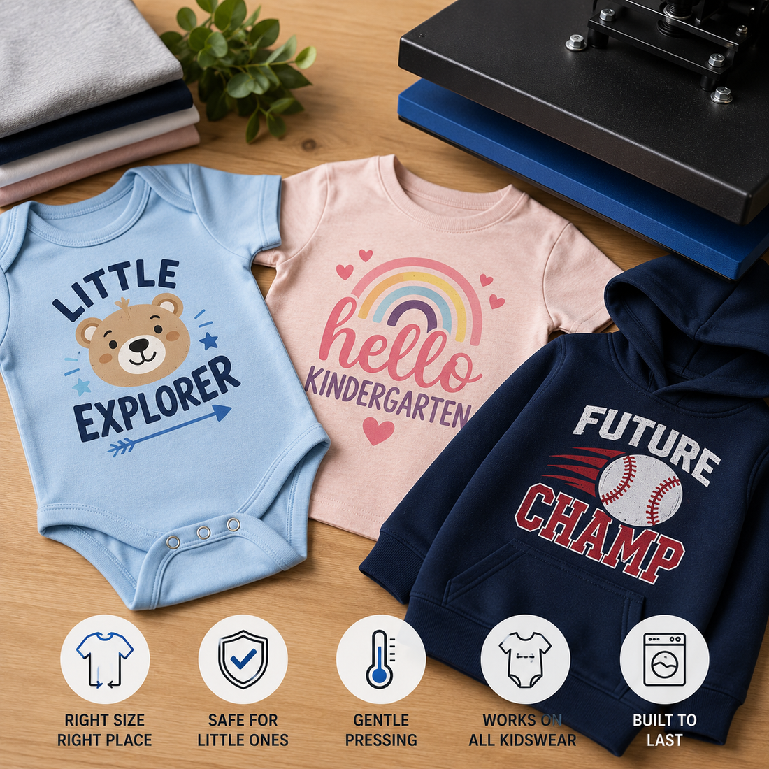 How to Apply DTF Transfers to Infant and Youth Apparel