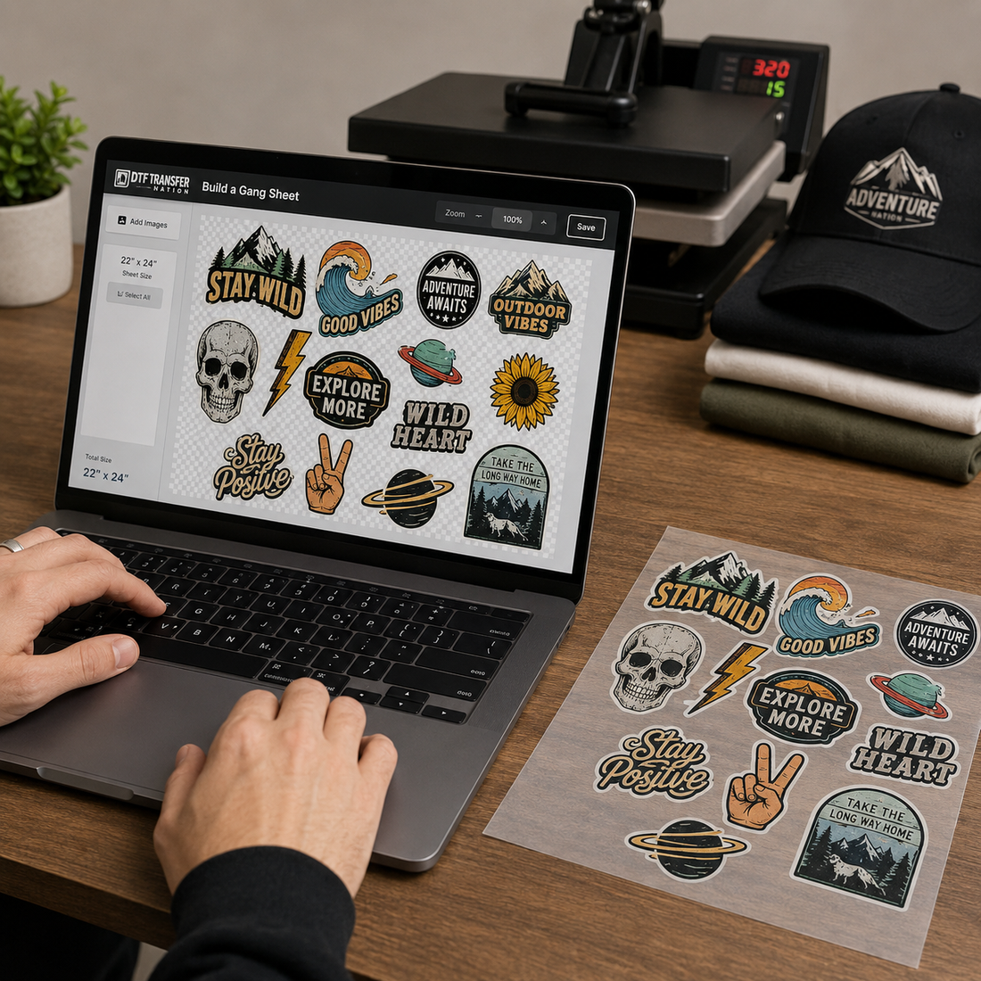 How to Build the Perfect Gang Sheet to Maximize Your Print Area