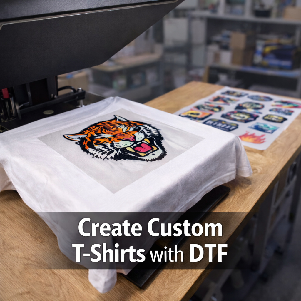 How to Create Custom T-Shirts with DTF Transfers