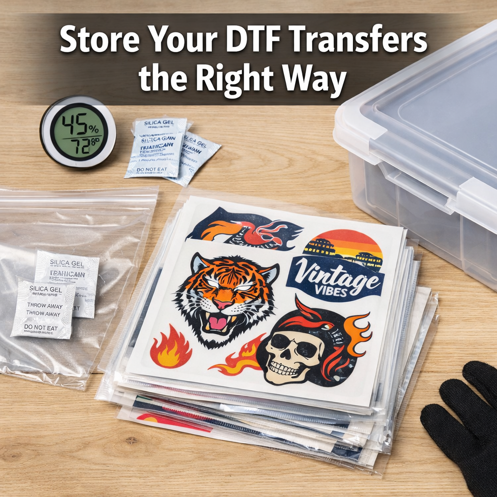 How to Maintain and Store DTF Transfers