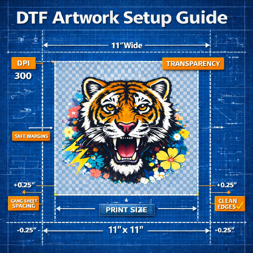 How to Prepare Your Artwork for DTF Transfers