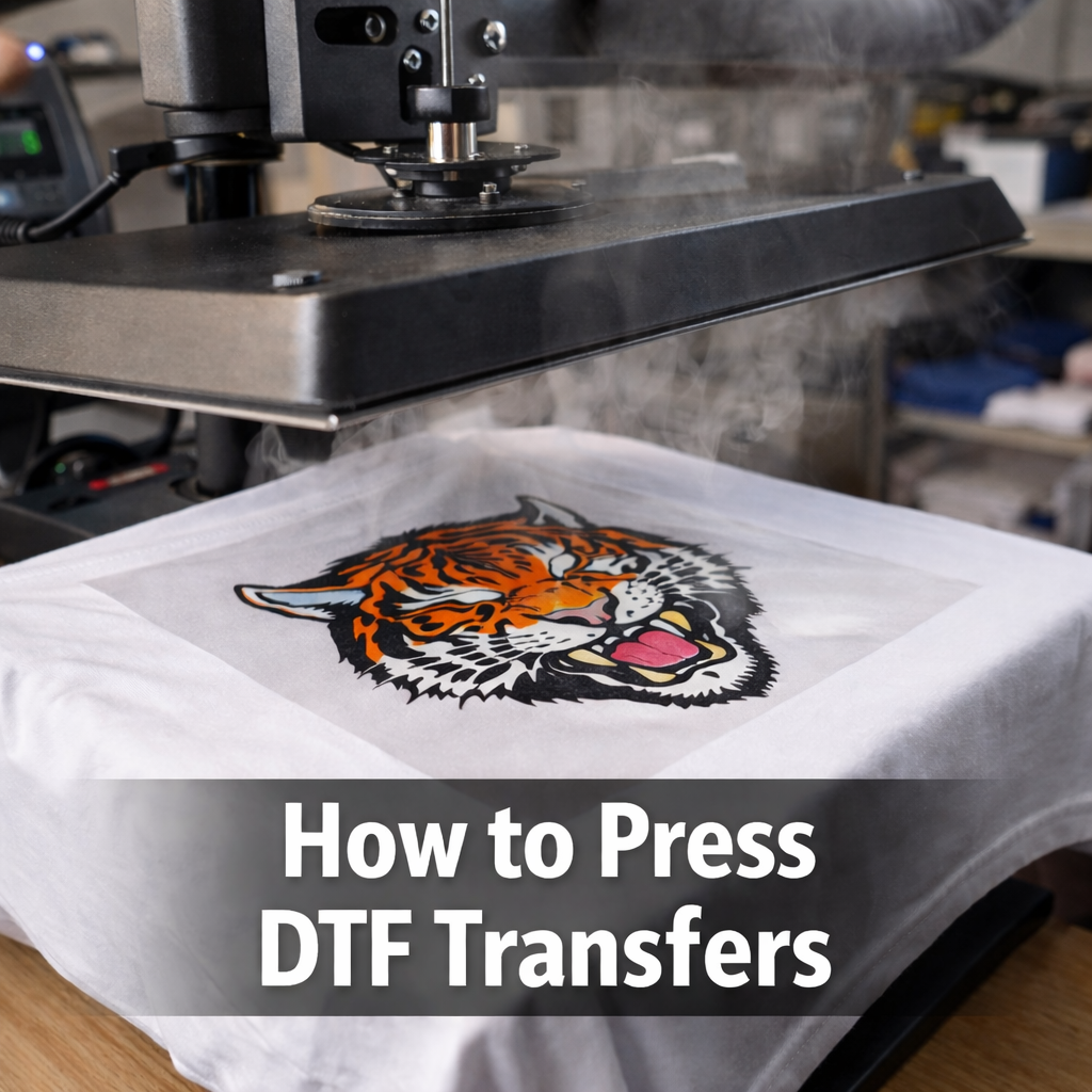 How to Use Heat Press Machines with DTF Transfers