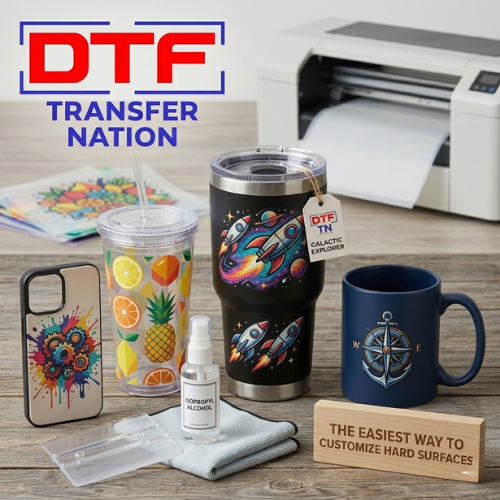 How to Use UV-DTF Sticker Transfers on Tumblers and Hard Surfaces