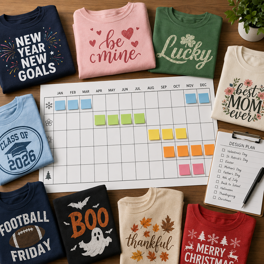Seasonal Selling: A Custom Apparel Calendar for Year-Round Sales