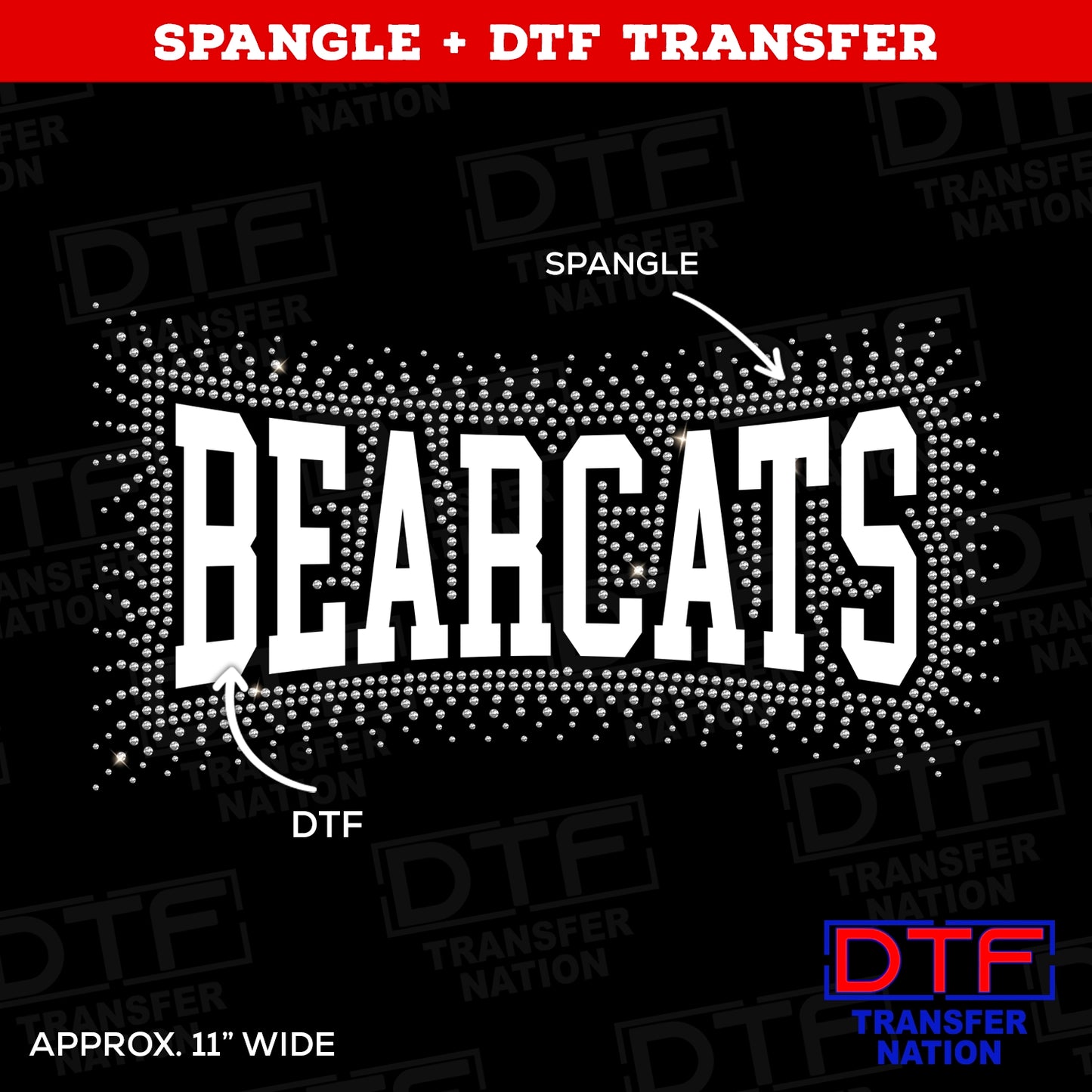 Bearcats - Spangle + DTF Transfer - Pick your colors