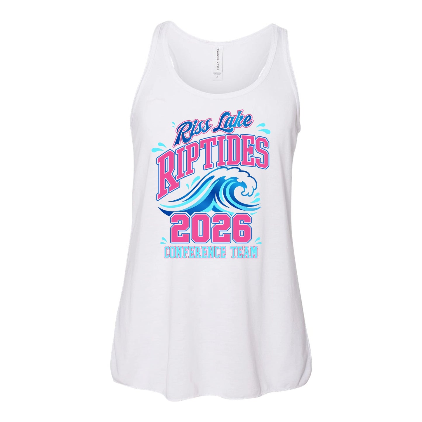Riptides Conference Team | 8800 Bella+Canvas Flowly Racerback | Youth + Adult Sizes