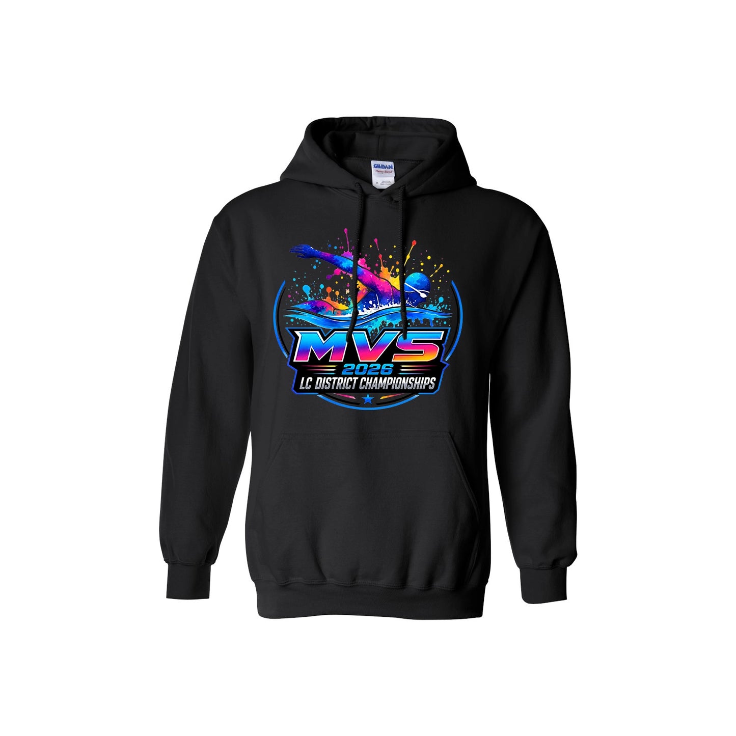 Gildan Unisex Heavy Blend Hoodie 18500 | MVS - LC District Championships '26 | Youth & Adult Sizes