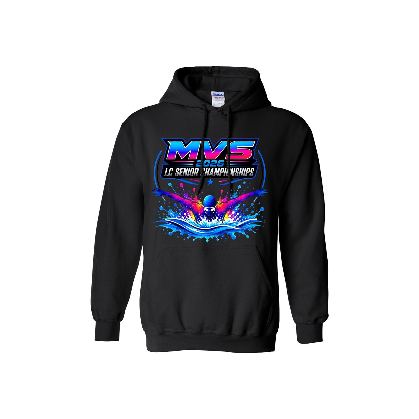 Gildan Unisex Heavy Blend Hoodie 18500 | MVS - LC Senior Championships '26 | Youth & Adult Sizes
