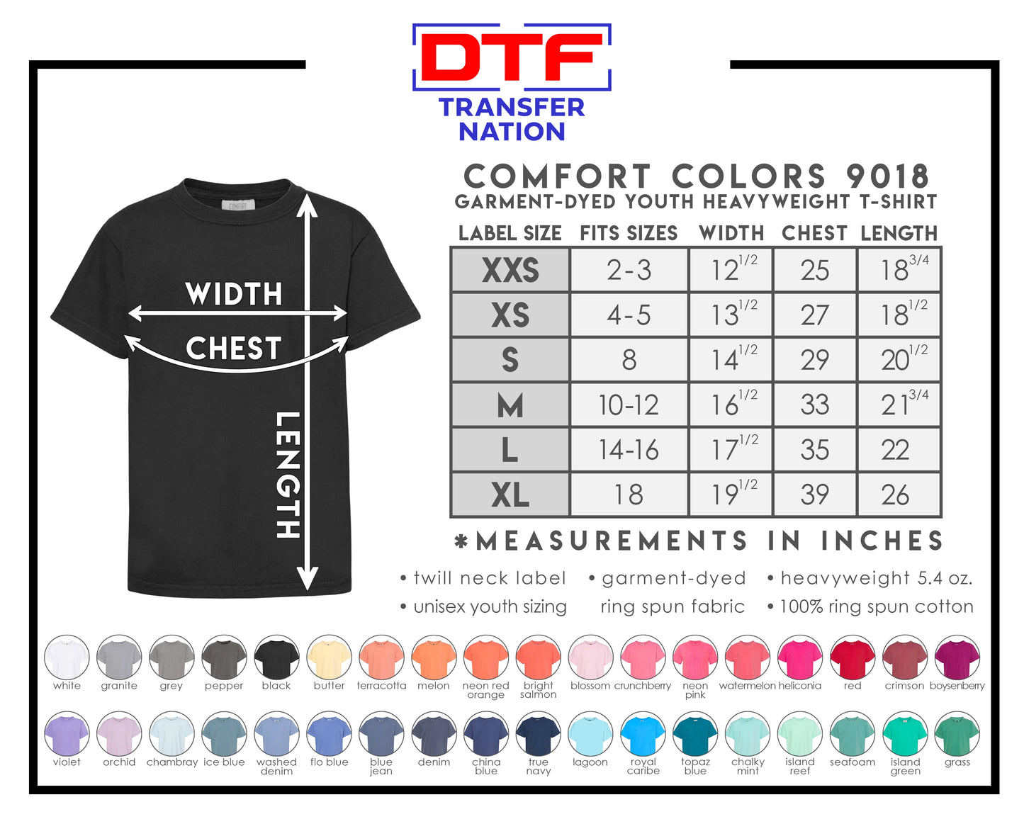 TSA - Comfort Colors T-shirt - 1717