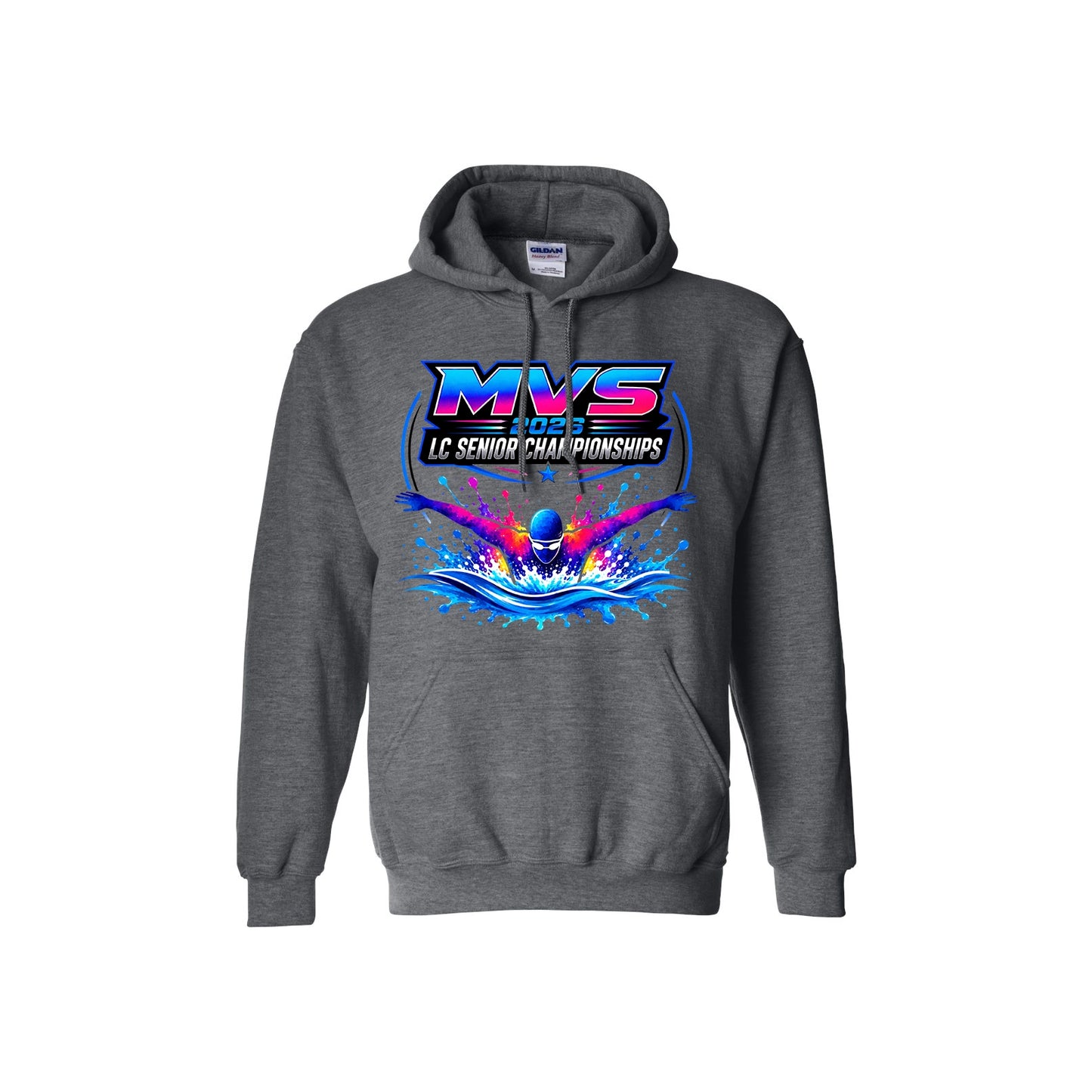 Gildan Unisex Heavy Blend Hoodie 18500 | MVS - LC Senior Championships '26 | Youth & Adult Sizes