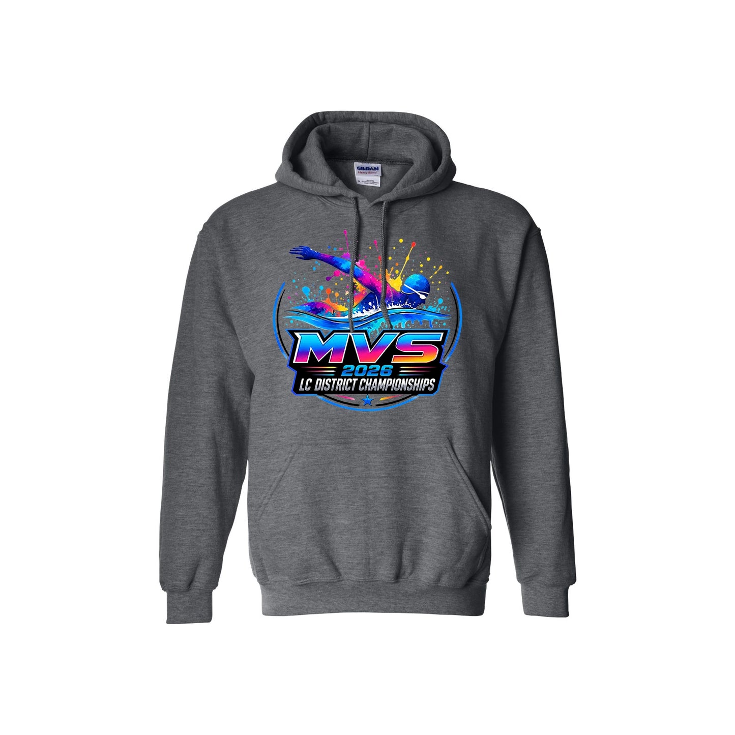 Gildan Unisex Heavy Blend Hoodie 18500 | MVS - LC District Championships '26 | Youth & Adult Sizes