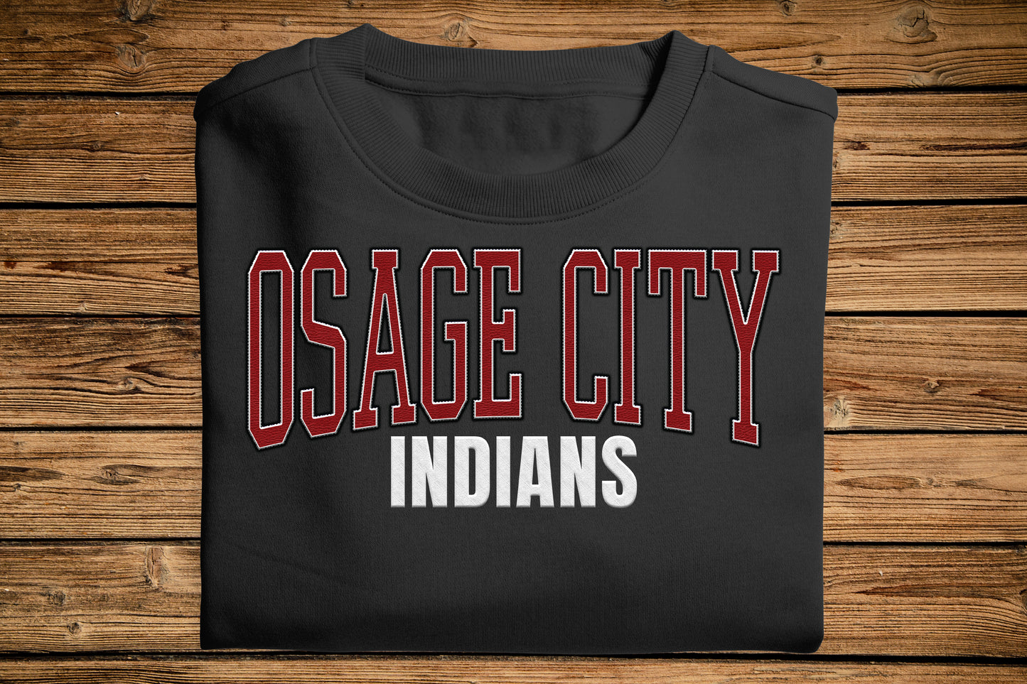 Osage Cit Indians Faux Leather-E00-37