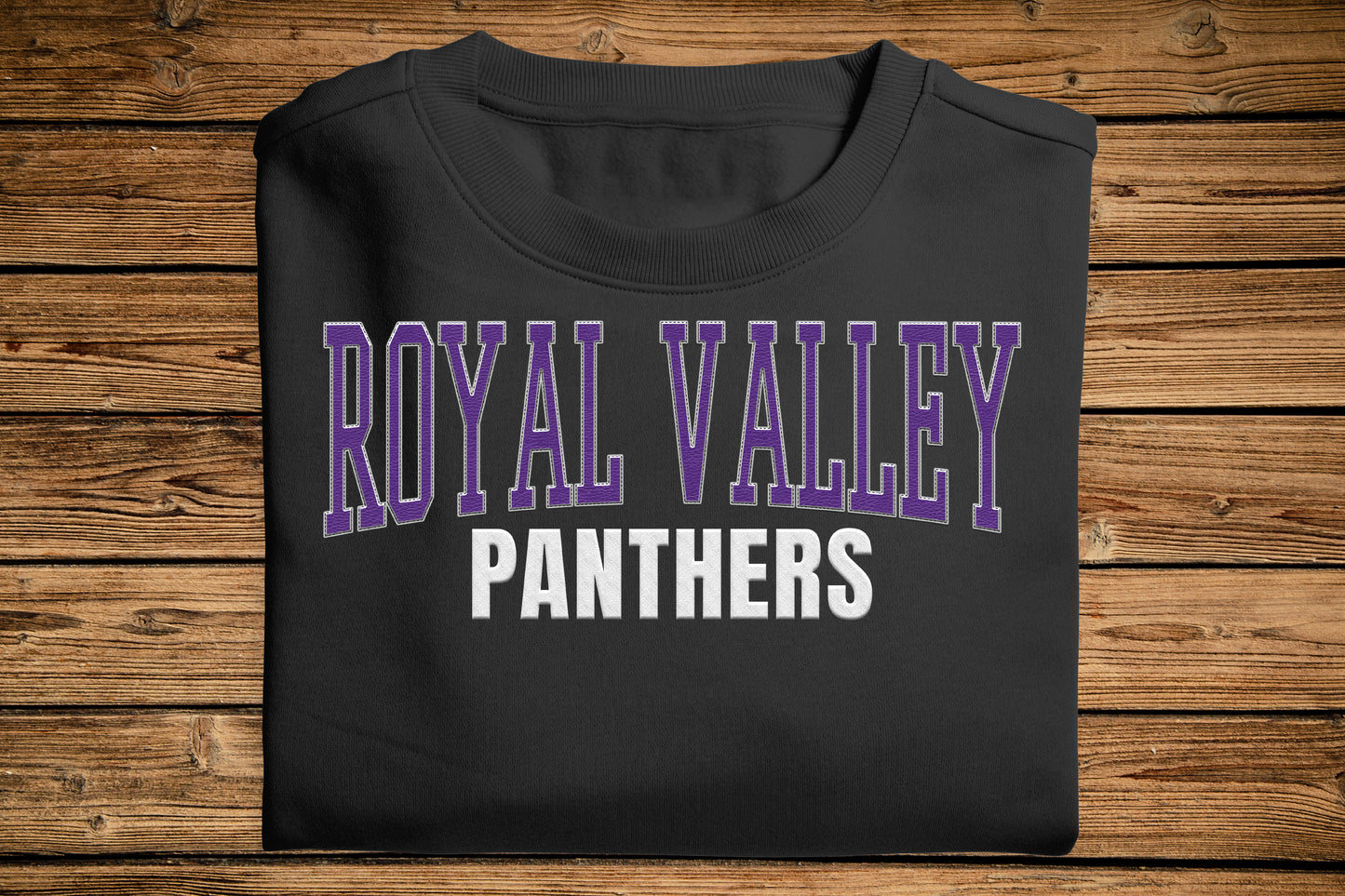 Royal Valley Panthers Faux Leather-E00-42