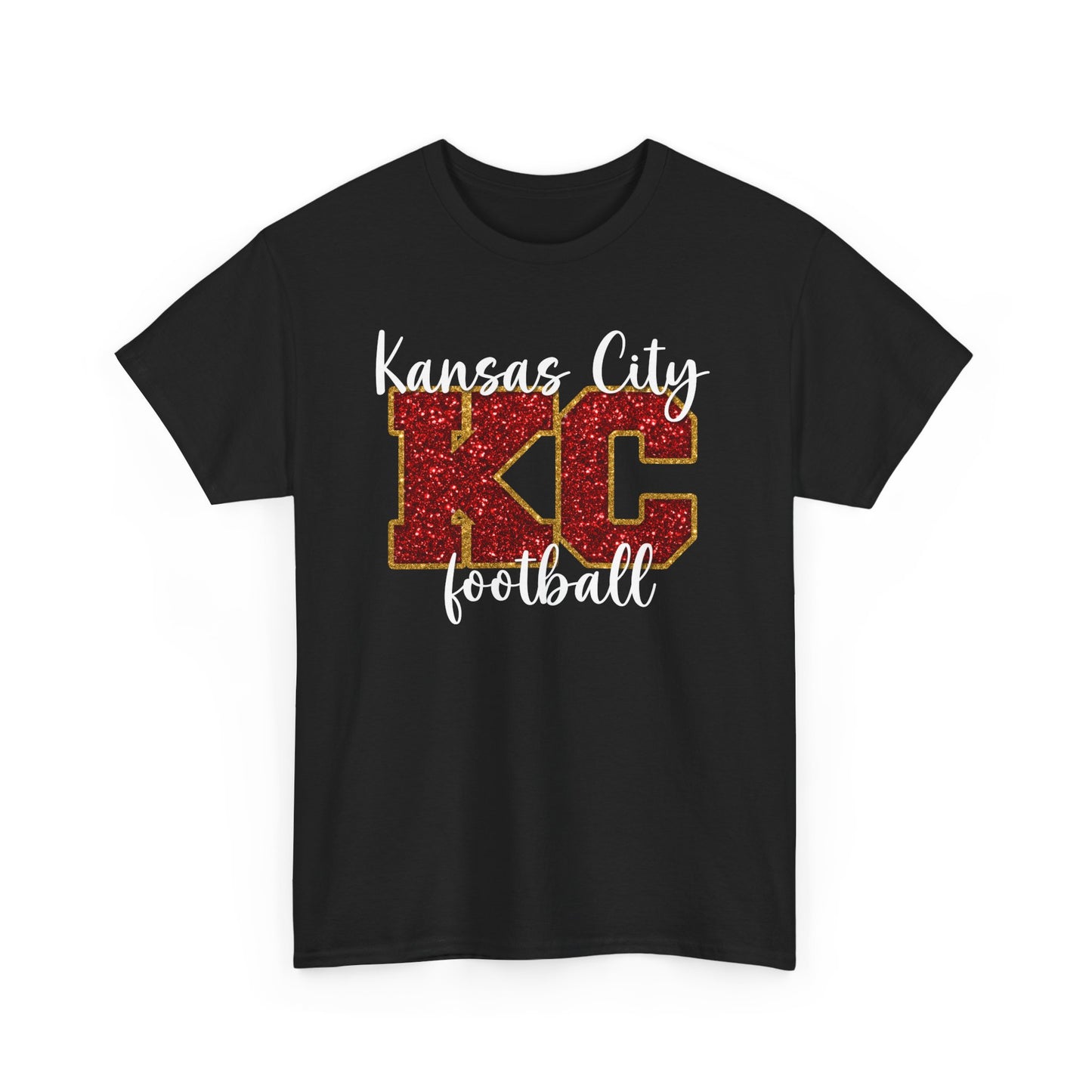 Kansas City Football Faux Glitter-E00-45