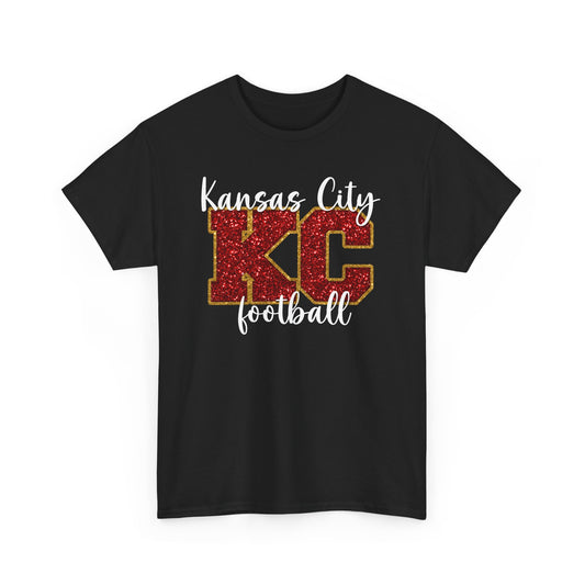 Kansas City Football Faux Glitter-E00-45