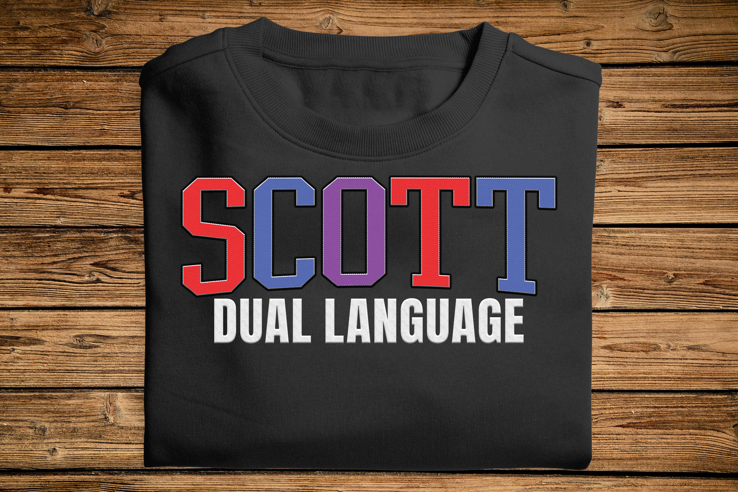 Scott Dual Language Faux Leather-E00-58