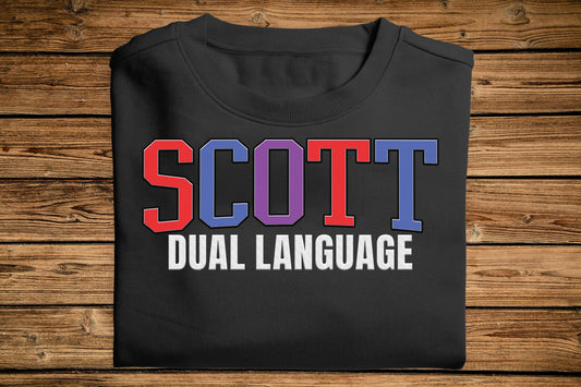 Scott Dual Language Faux Leather-E00-58