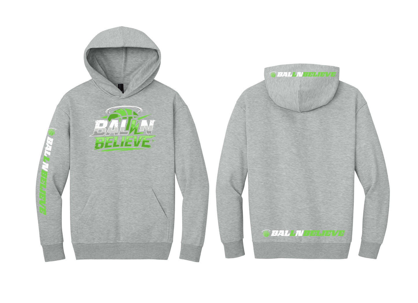 Ball N Believe - District Heavy Hoodie - Adult & Youth Sizes