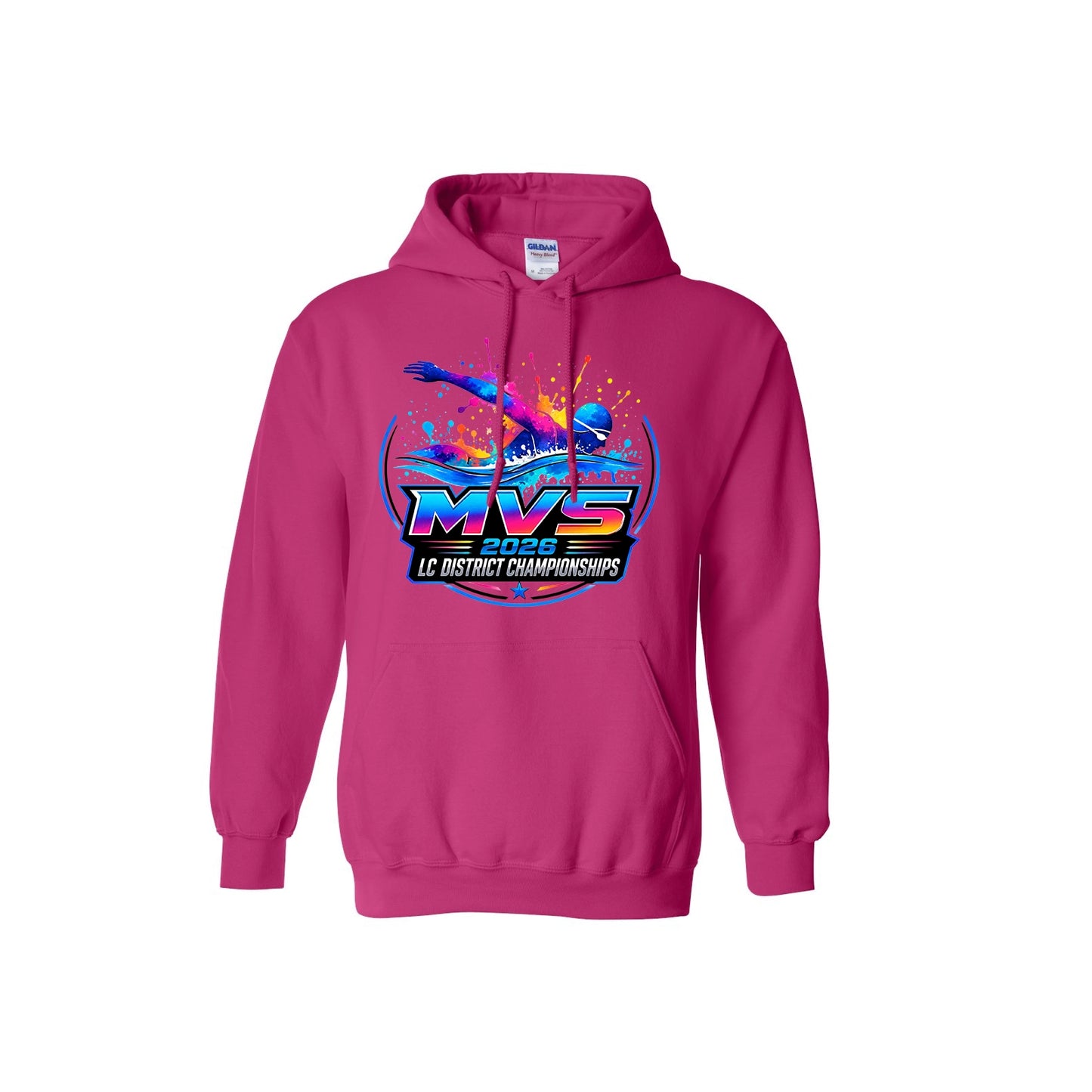 Gildan Unisex Heavy Blend Hoodie 18500 | MVS - LC District Championships '26 | Youth & Adult Sizes