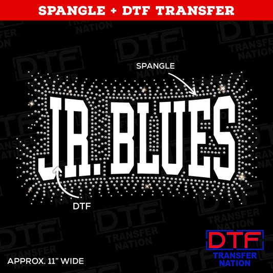 Jr. Blues - Spangle + DTF Transfer - Pick your colors