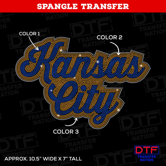 Kansas City - Pick Your Colors - Spangle Transfer