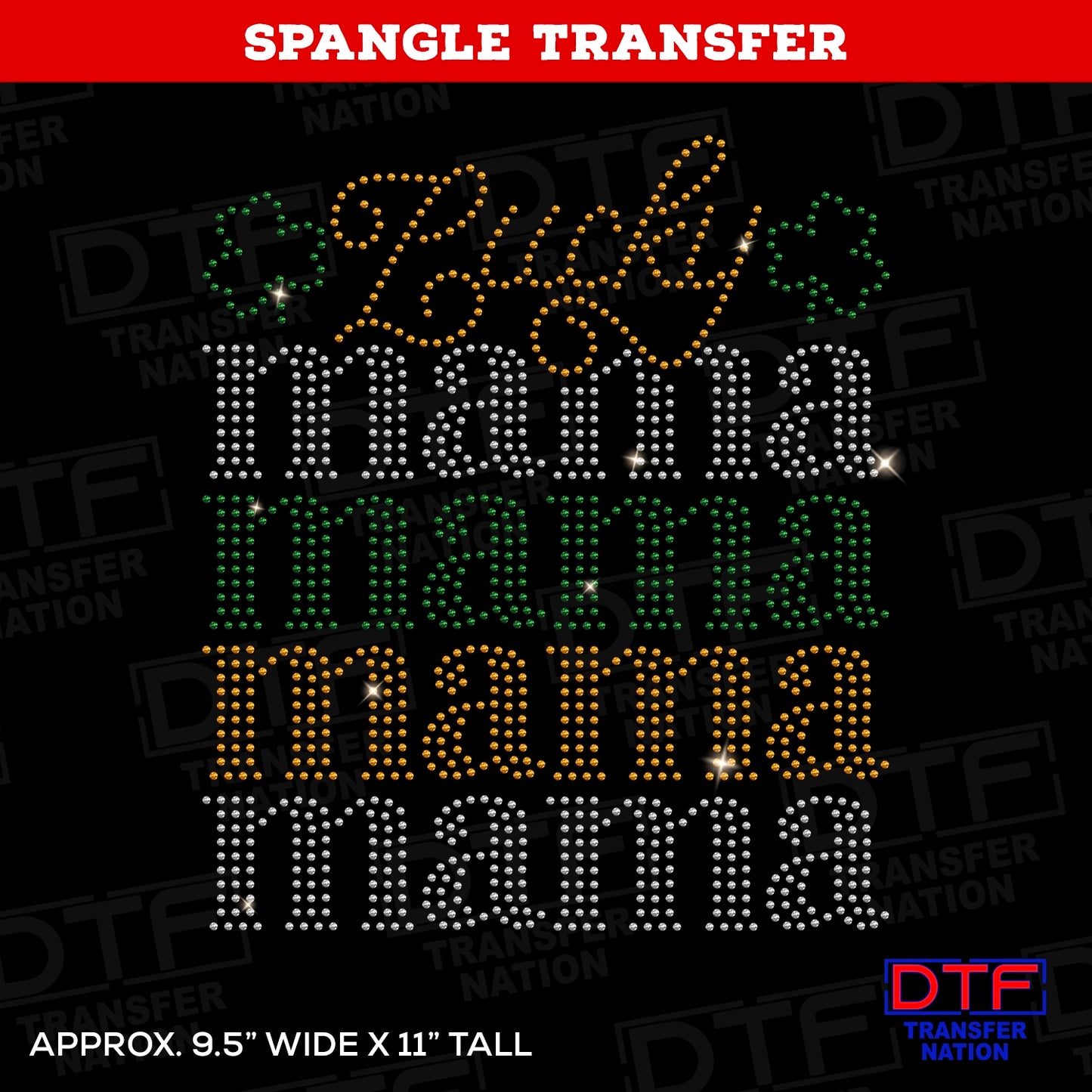 Lucky Mama - St. Patrick's Day - Spangle Transfer