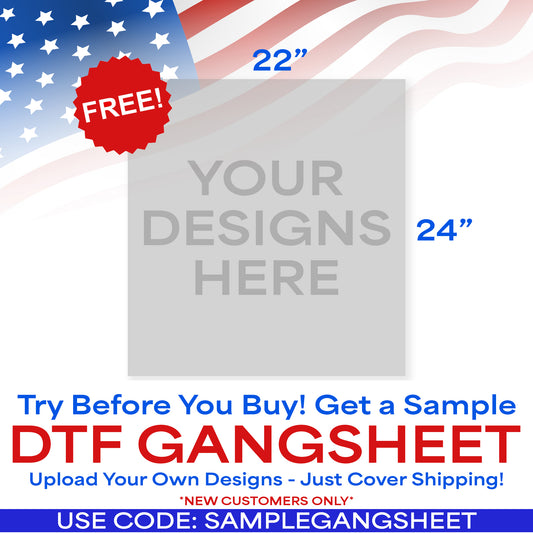 Sample 22in X 24in Gang Sheet