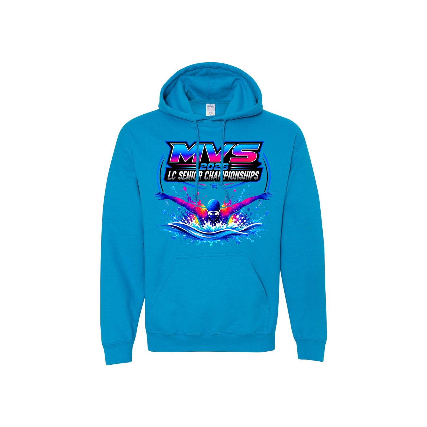 Gildan Unisex Heavy Blend Hoodie 18500 | MVS - LC Senior Championships '26 | Youth & Adult Sizes