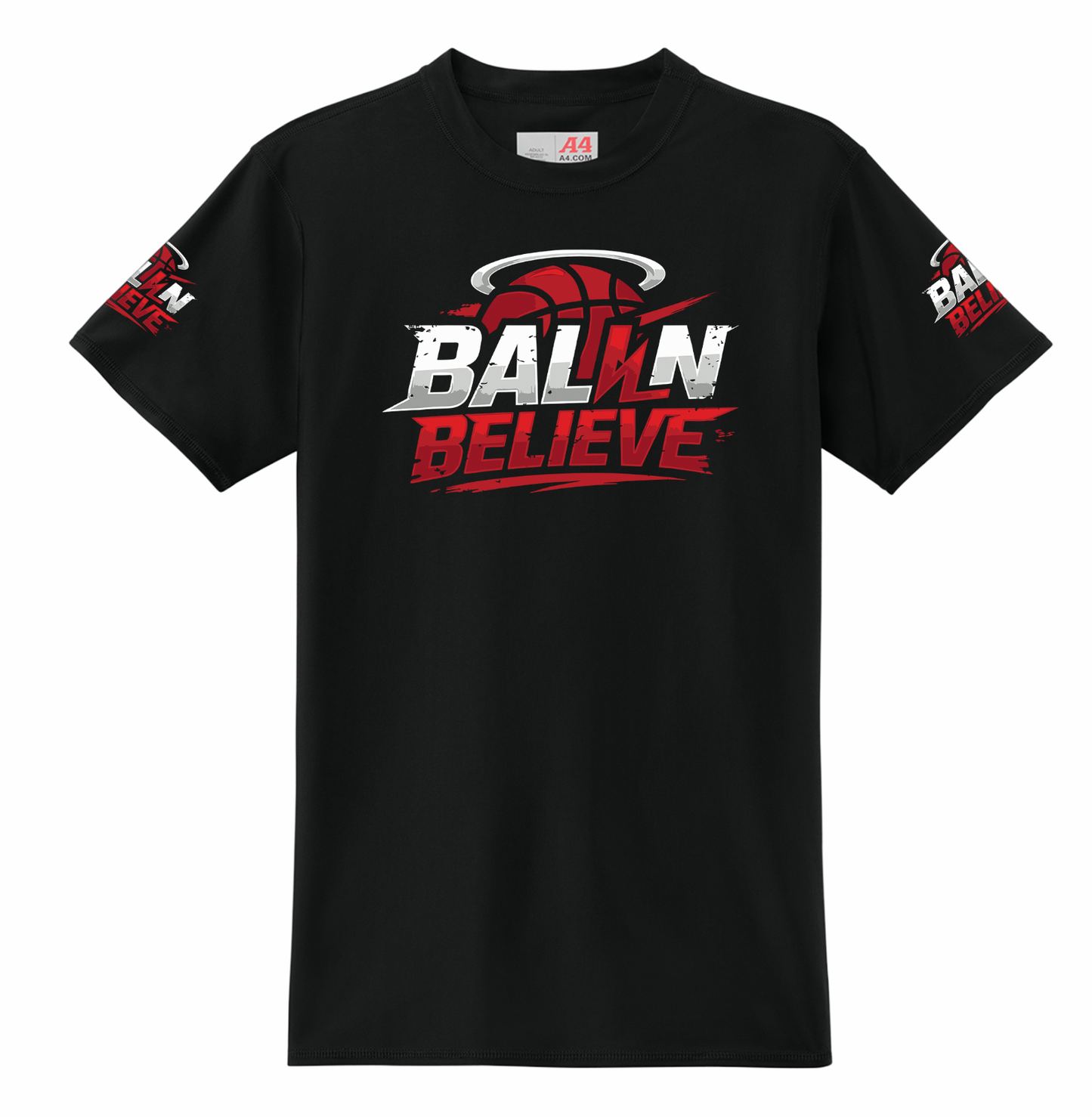 Ball N Believe - A4 Compression Shirt - Adult Sizes