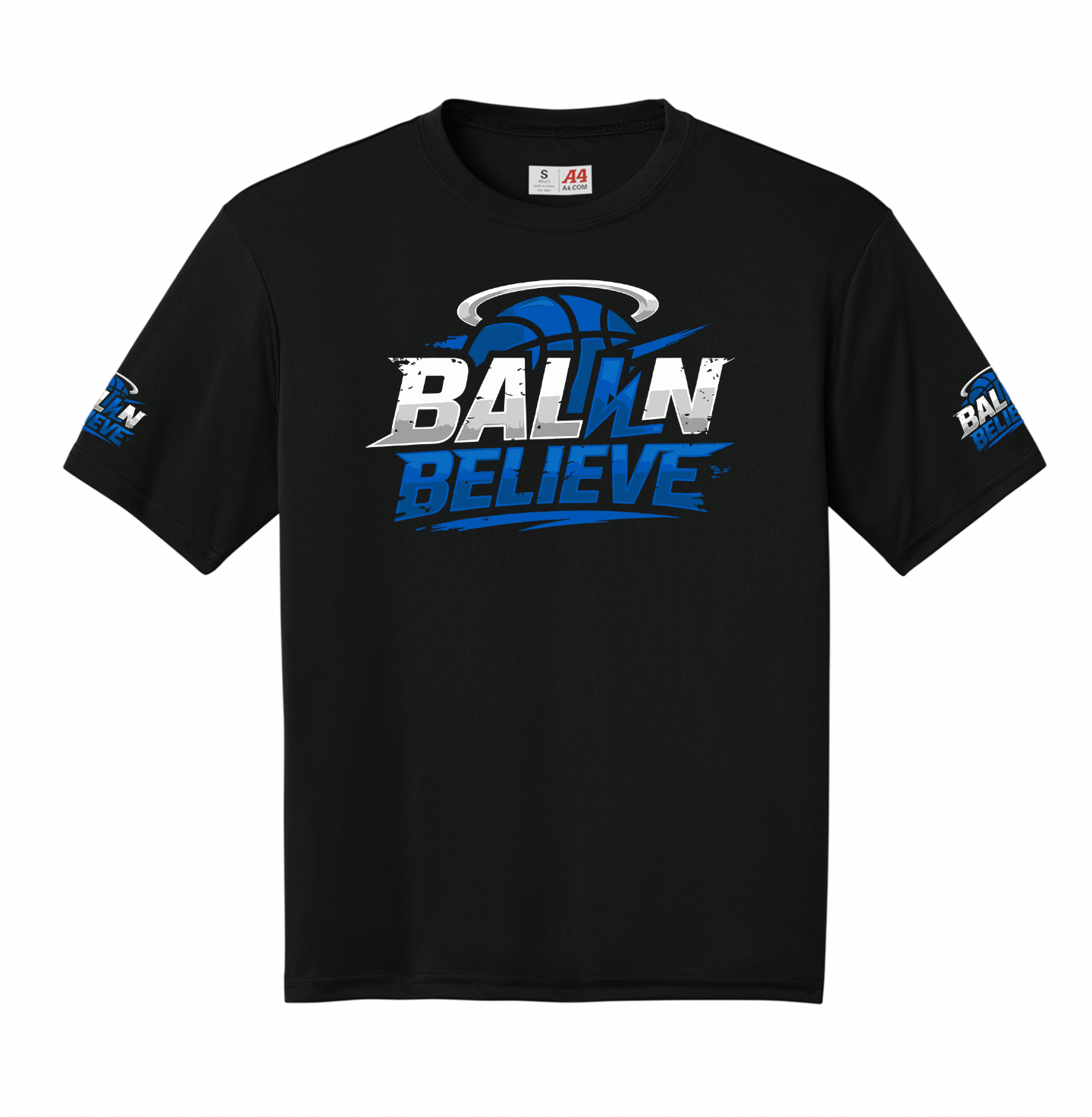 Ball N Believe - A4 Cooling Performance Shirt - Adult and Youth Sizes