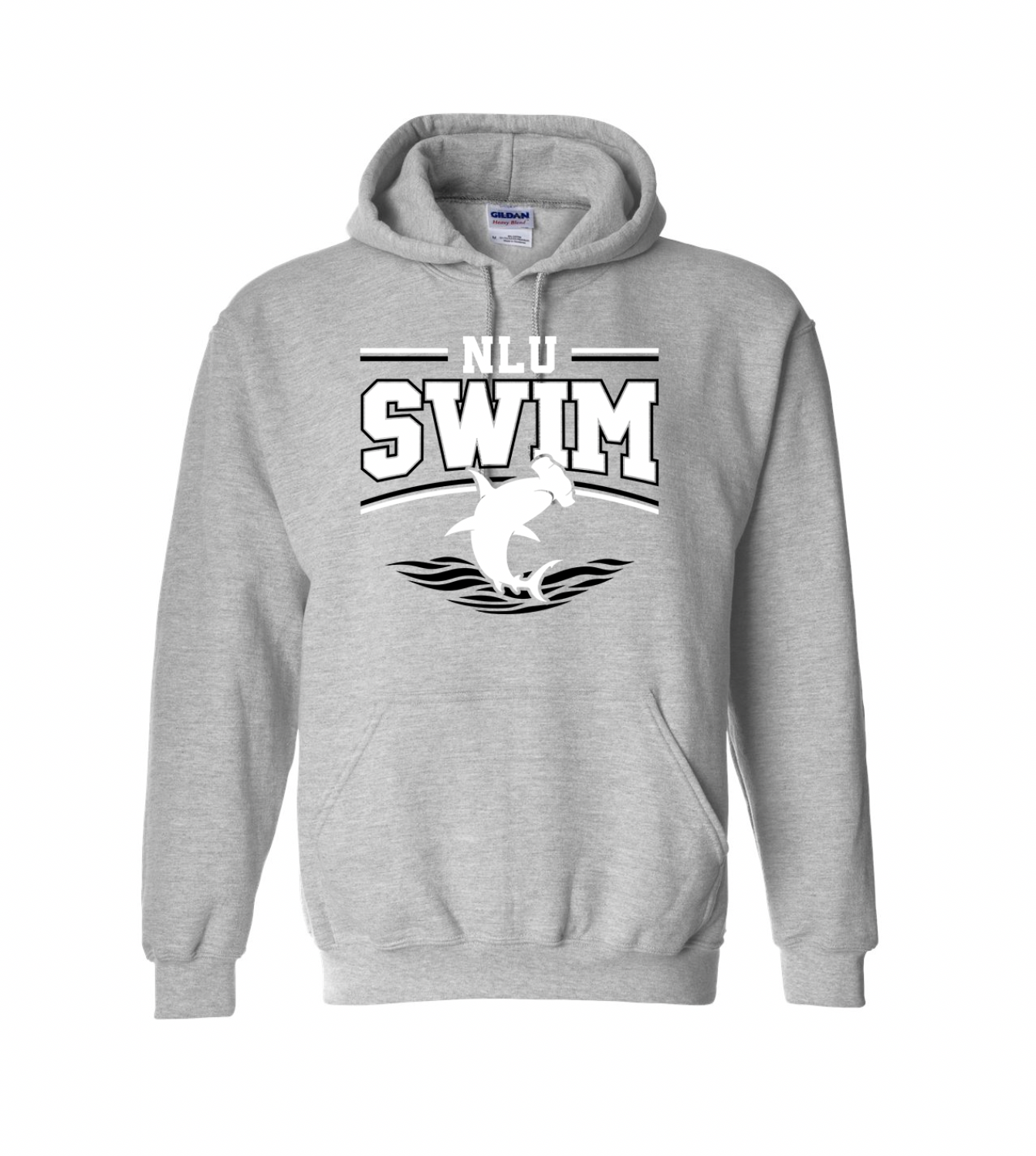NLU Swim Team | Gildan 18500 Heavy Blend Hoodie