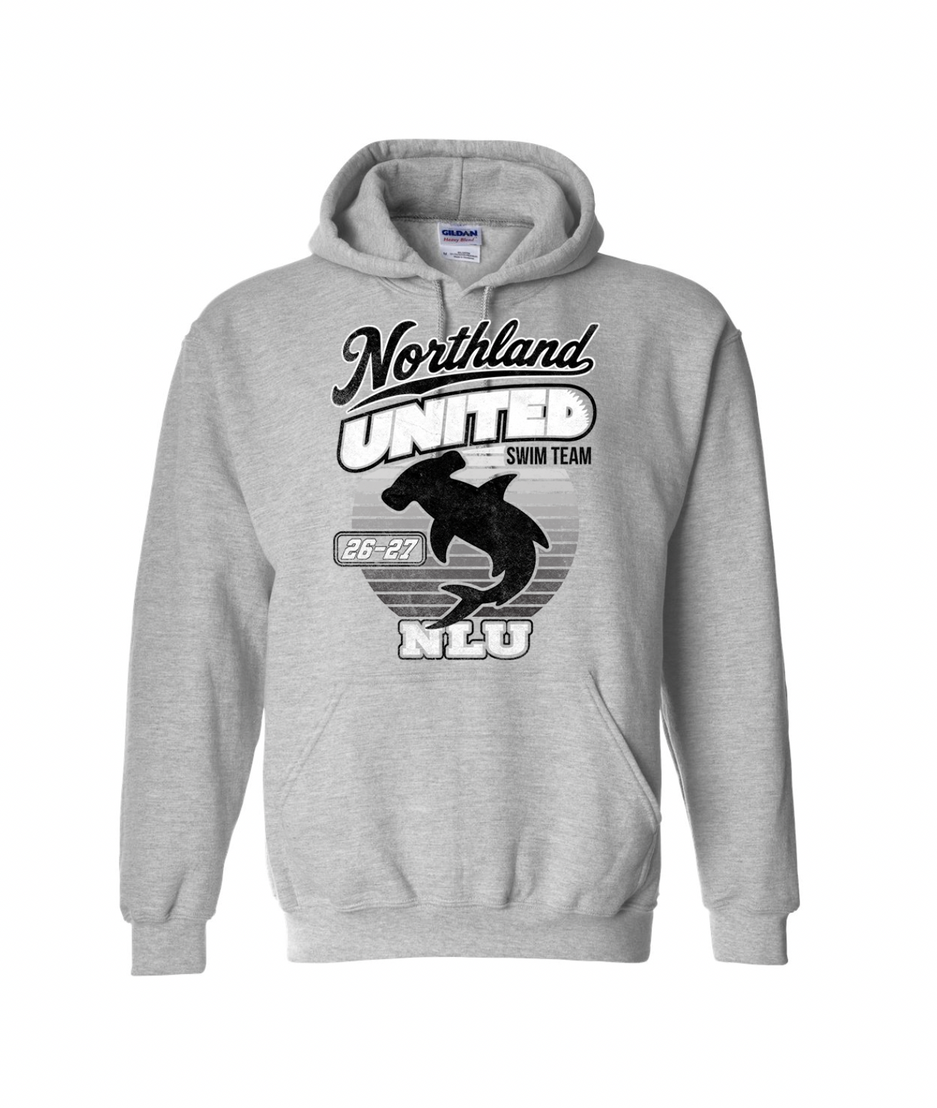 NLU Swim Team | Gildan 18500 Heavy Blend Hoodie