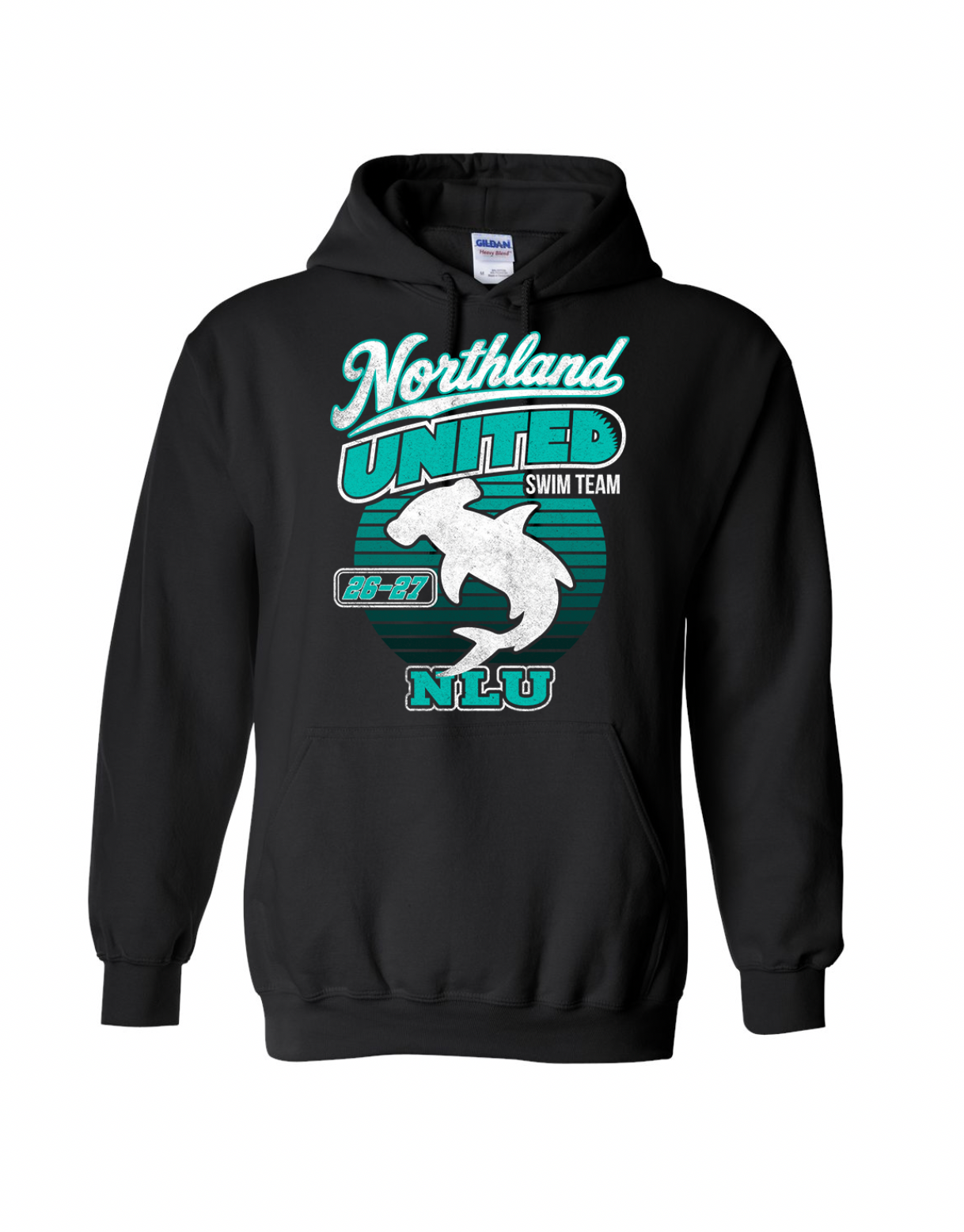 NLU Swim Team | Gildan 18500 Heavy Blend Hoodie