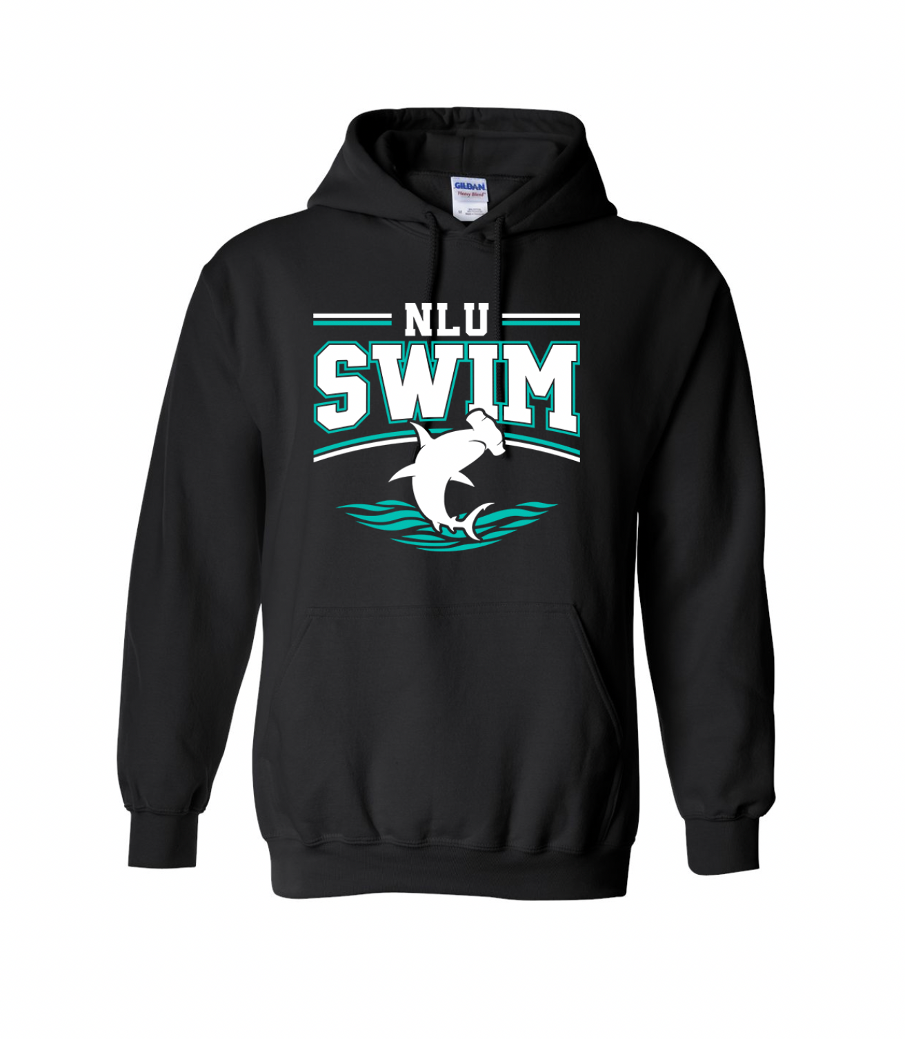 NLU Swim Team | Gildan 18500 Heavy Blend Hoodie