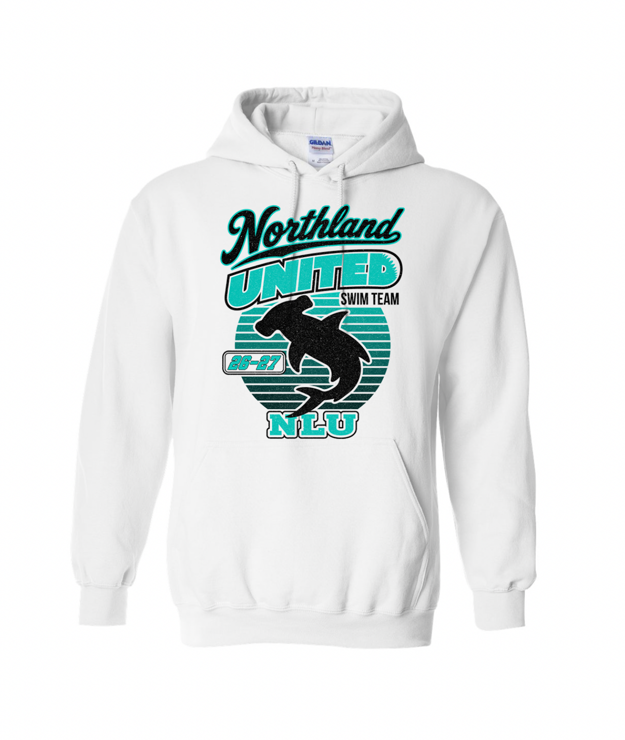 NLU Swim Team | Gildan 18500 Heavy Blend Hoodie