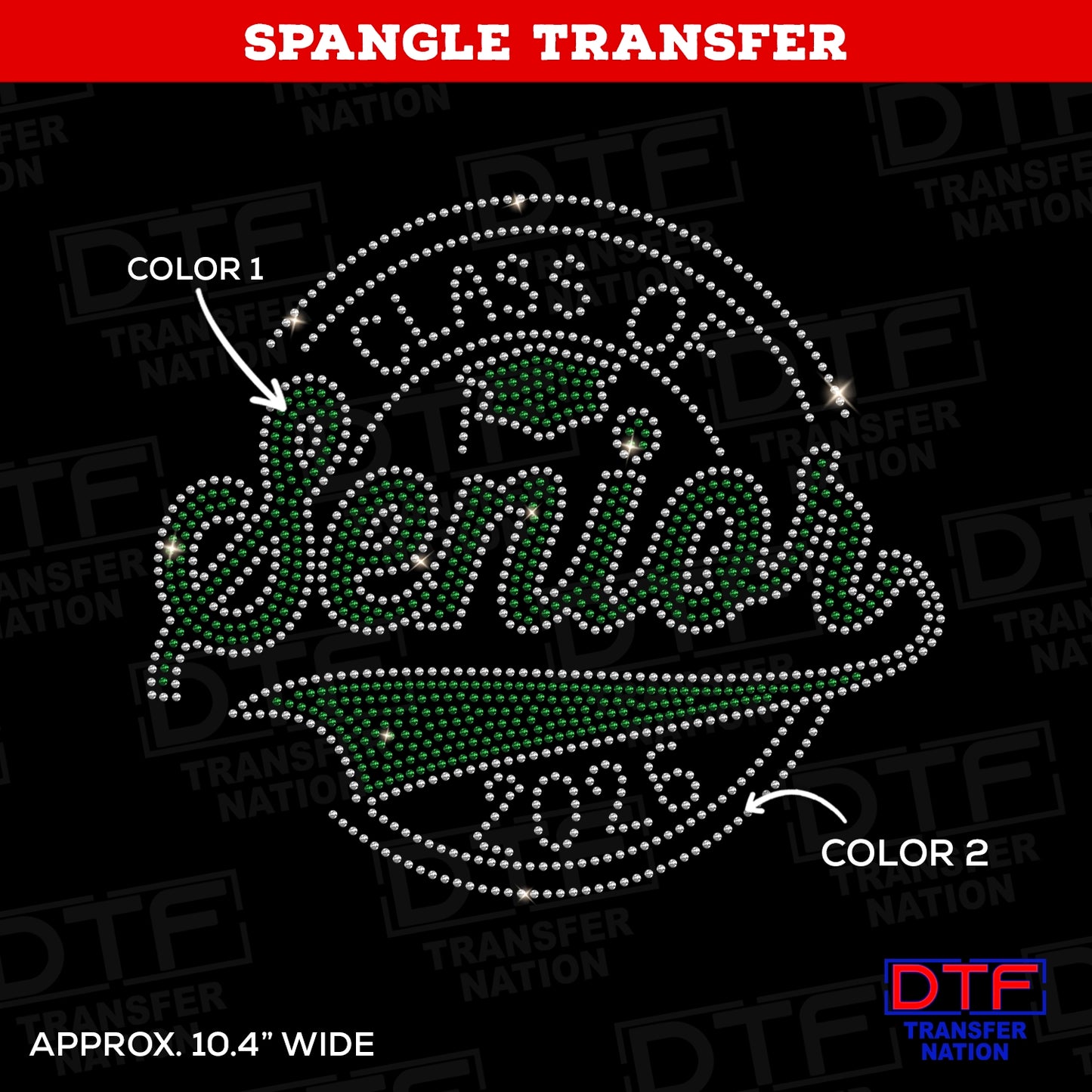 Class of 2026 Senior Badge - Spangle Transfer