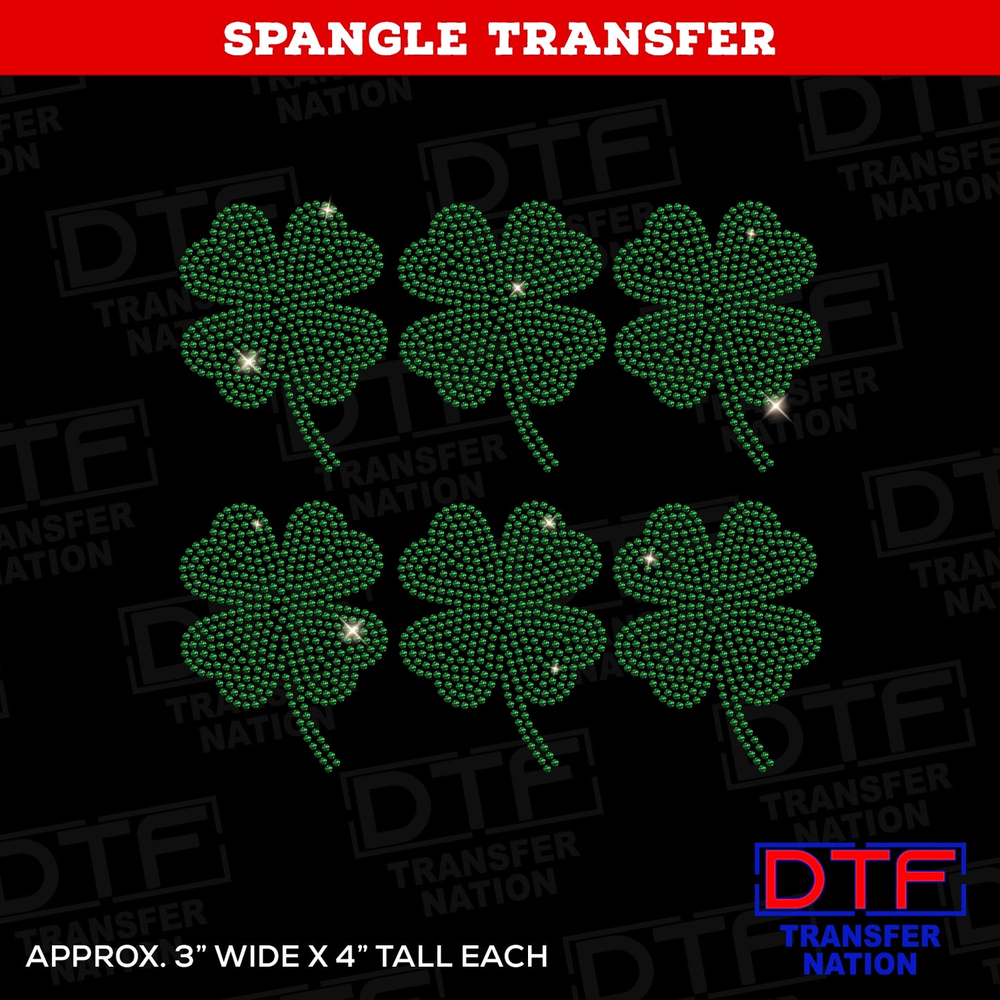 Shamrock - 6 pack - Spangles