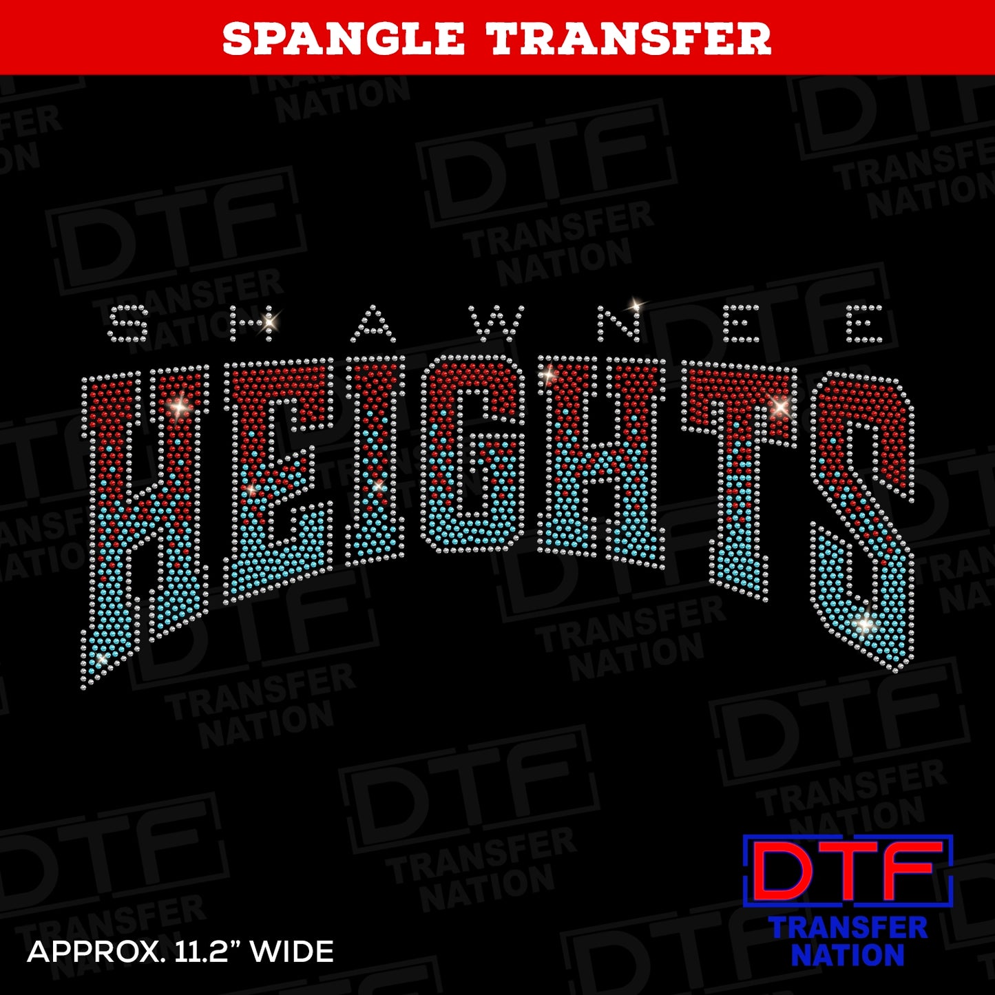 Shawnee Heights Gradient - Spangle Transfer