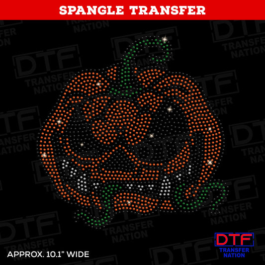 Spooky Pumpkin - Halloween - Spangle Transfer