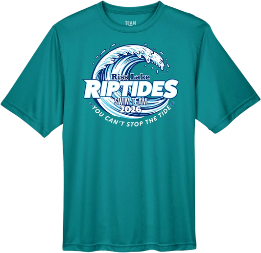 Riss Lake Riptides | 2026 Team Performance Tee | Youth & Adult Sizes - TT11
